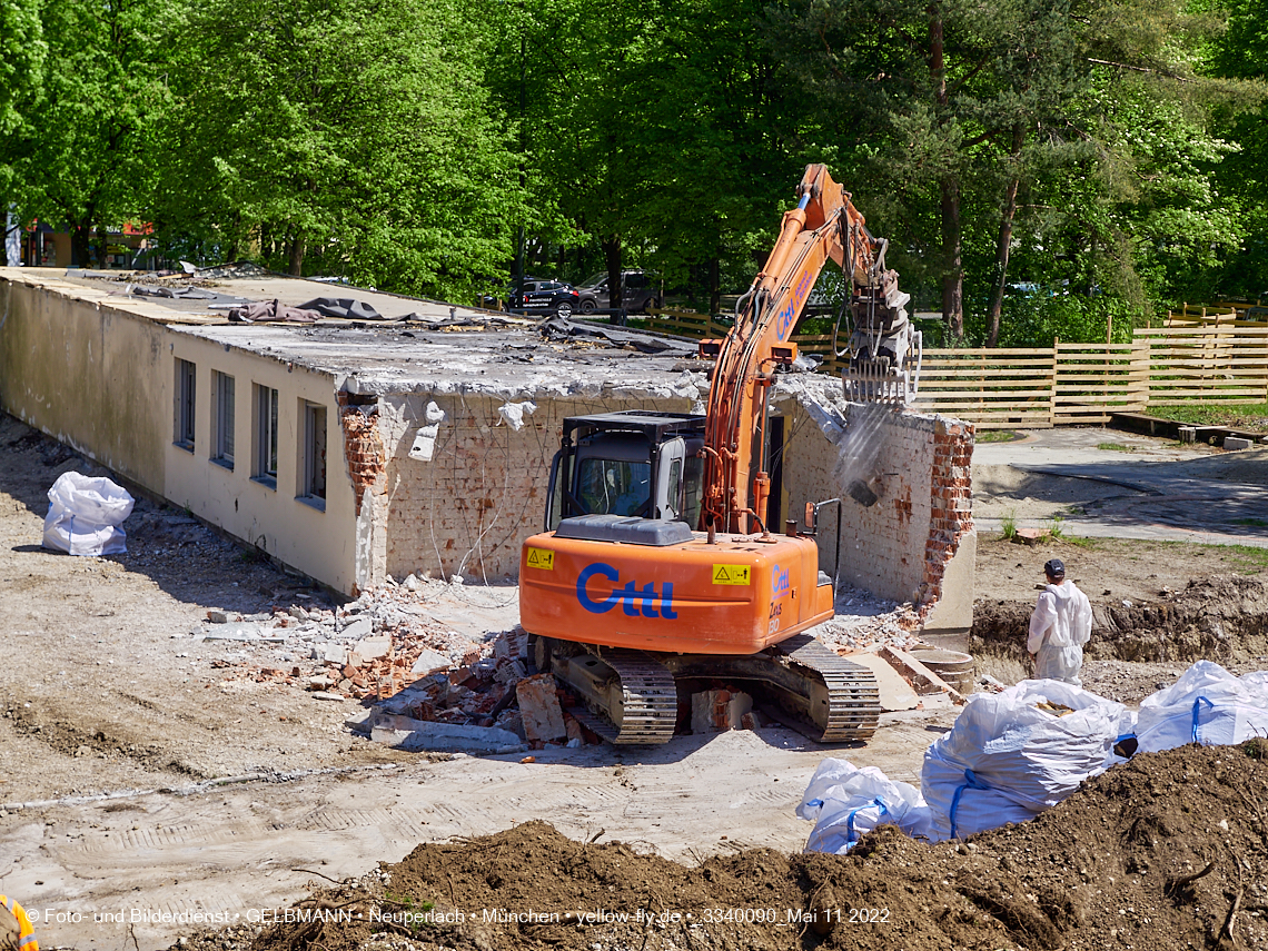 11.05.2022 - Baustelle am Haus für Kinder in Neuperlach